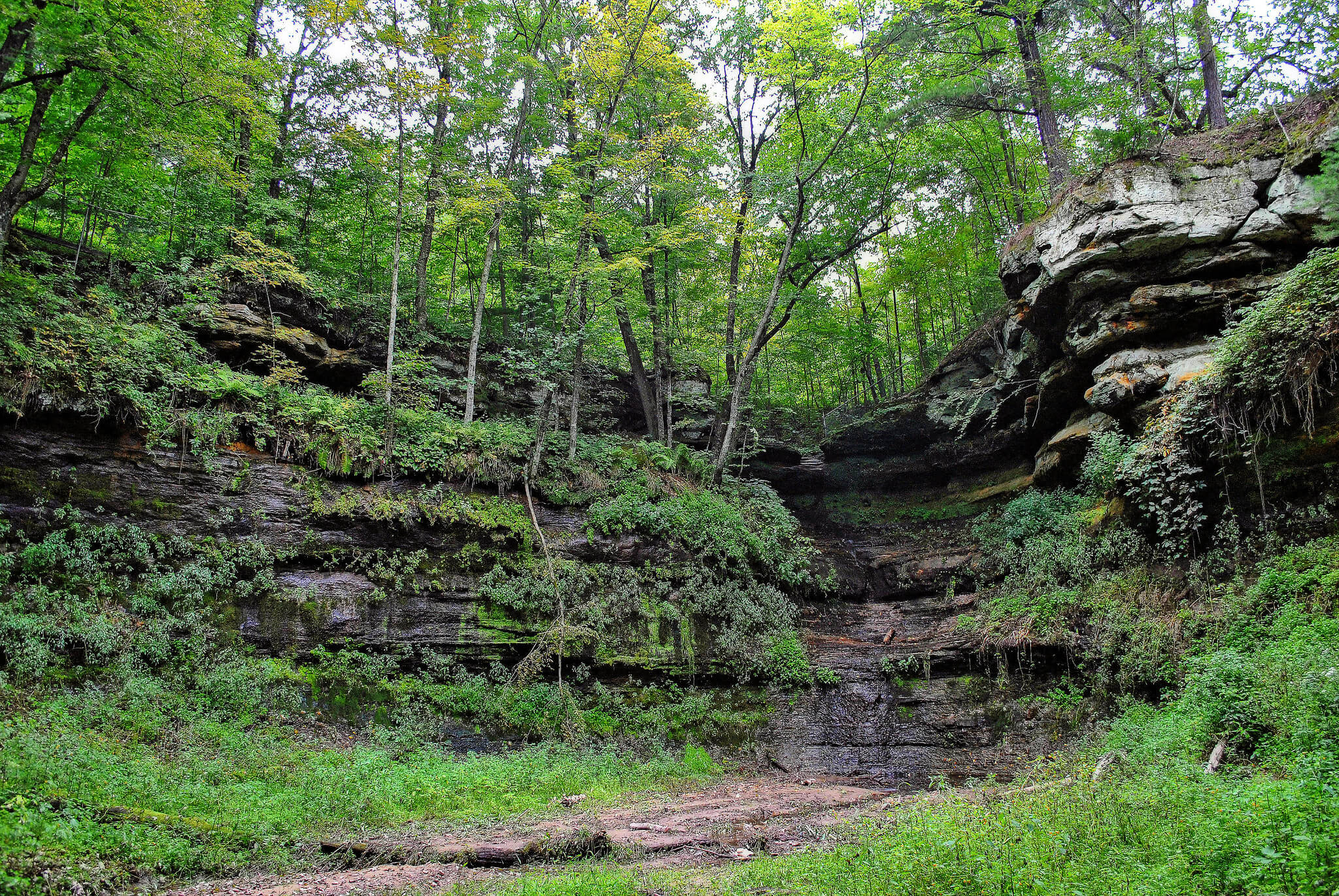 Devil's Punchbowl, which has been awarded a Knowles-Nelson Stewardship grant to fix the stairway.
